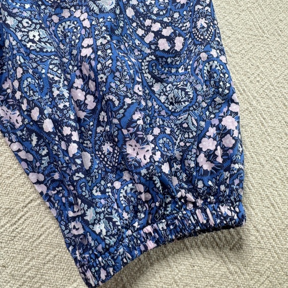 NEW JCREW Sweetheart Liberty Blue Floral Milkmaid‎ Mini Dress 6 - Picture 6 of 10